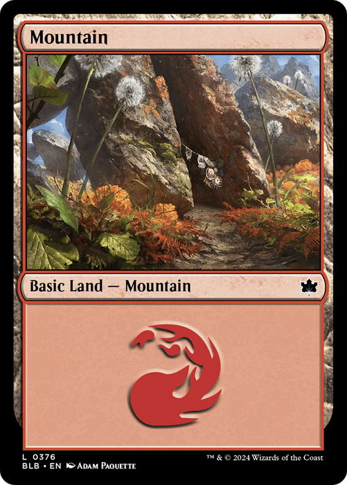 Mountain (BLB-376) - common - Foil