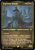 Inquisitor Greyfax (40K-320) - mythic - Etched Foil