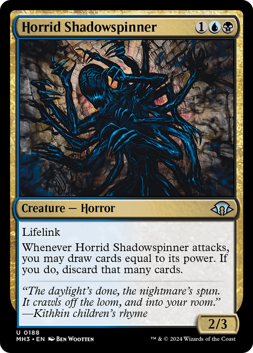 Horrid Shadowspinner (MH3-188) - uncommon - Foil