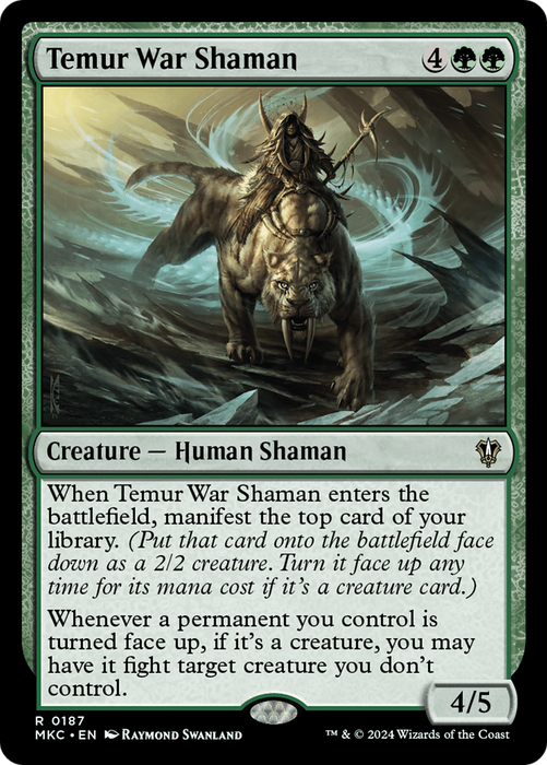 Temur War Shaman (MKC-187) - rare