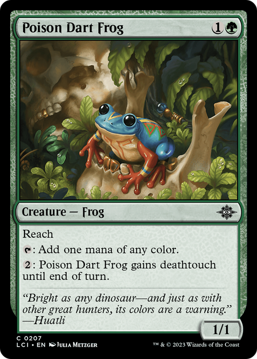 Poison Dart Frog (LCI-207) - common - Foil