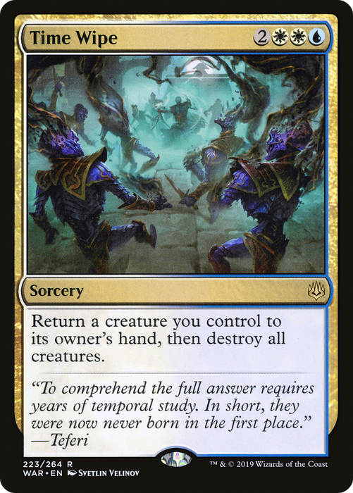 Time Wipe (WAR-223) - rare - Foil