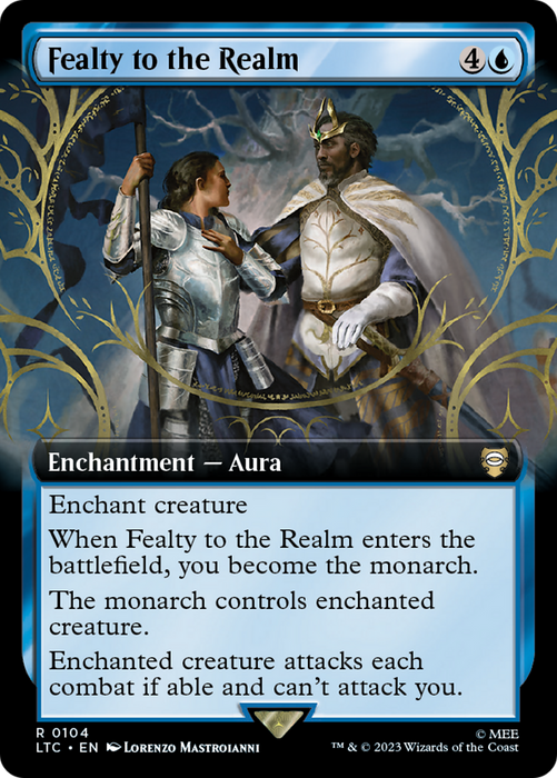 Fealty to the Realm (LTC-104) - rare: (Extended Art)