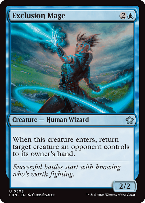 Exclusion Mage (FDN-508) - uncommon
