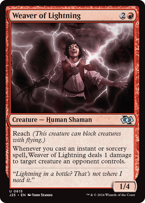 Weaver of Lightning (J25-615) - uncommon