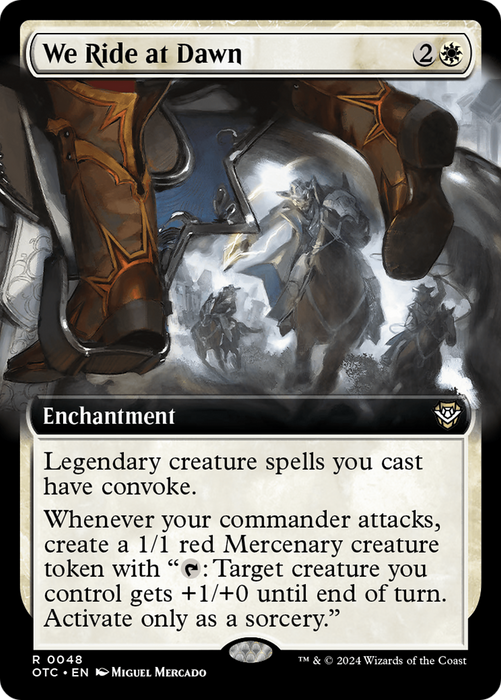 We Ride at Dawn (OTC-048) - rare: (Extended Art)