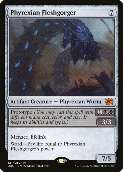 Phyrexian Fleshgorger (BRO-121) - mythic