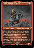 Godo, Bandit Warlord (CMM-537) - rare - Etched Foil