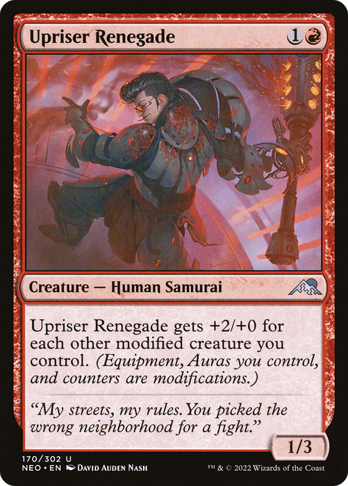 Upriser Renegade (NEO-170) - uncommon - Foil