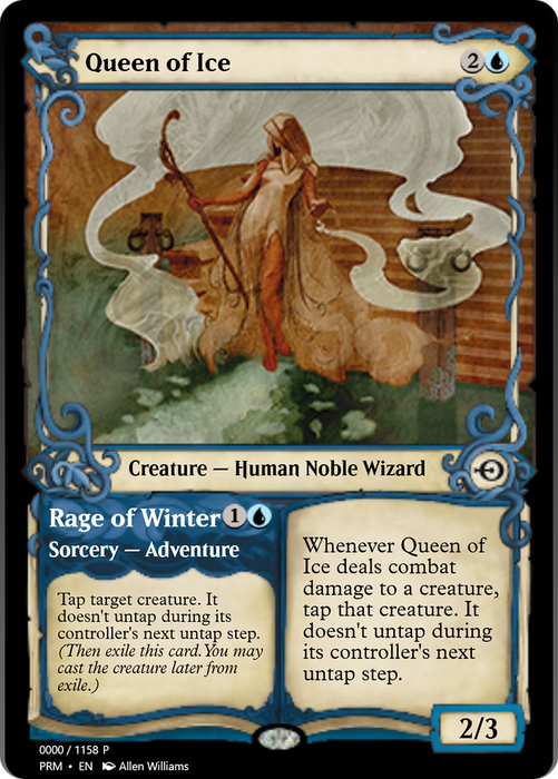Queen of Ice // Rage of Winter (PRM-78762) - common - Foil