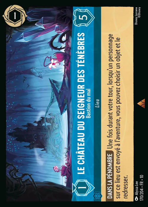 Le château du Seigneur des Ténèbres - Bastion du mal (170/204) - LDLP - Rare - Cold Foil