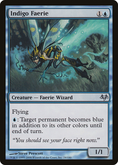 Indigo Faerie (EVE-024) - uncommon - Foil