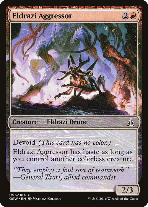 Eldrazi Aggressor (OGW-095) - common: (devoid) - Foil