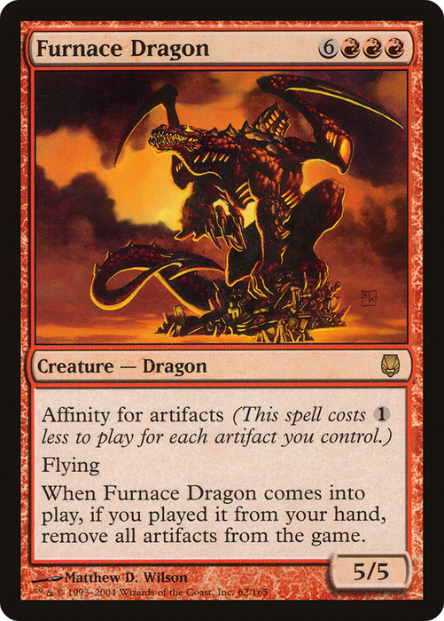 Furnace Dragon (DST-062) - rare - Foil