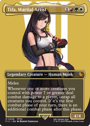 Tifa, Martial Artist (Borderless) (FIC-206) - mythic