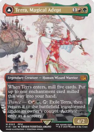 Terra, Magical Adept (Borderless) (FIN-323) - mythic - Foil