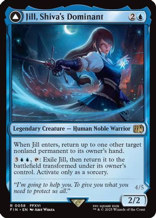 Jill, Shiva's Dominant (FIN-058) - rare - Foil