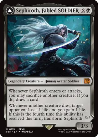 Sephiroth, Fabled SOLDIER (FIN-115) - mythic - Foil