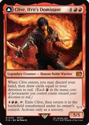 Clive, Ifrit's Dominant (FIN-133) - mythic