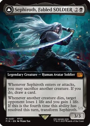 Sephiroth, Fabled SOLDIER (Extended Art) (FIN-451) - mythic