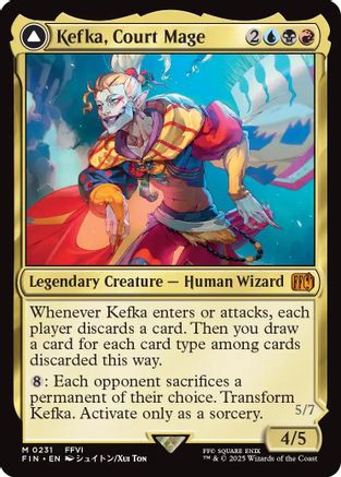 Kefka, Court Mage // Kefka, Ruler of Ruin (FIN-231) - mythic - Foil