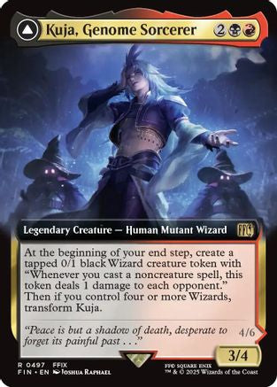 Kuja, Genome Sorcerer // Trance Kuja, Fate Defied (FIN-497) - rare: (Extended Art)
