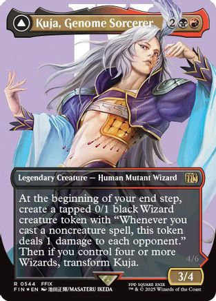 Kuja, Genome Sorcerer // Trance Kuja, Fate Defied (FIN-544) - rare (Borderless) - Foil