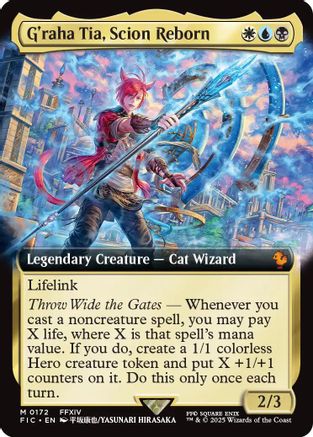 G'raha Tia, Scion Reborn (Extended Art) (FIC-172) - mythic