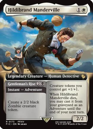 Hildibrand Manderville (Extended Art) (FIC-173) - rare - Foil