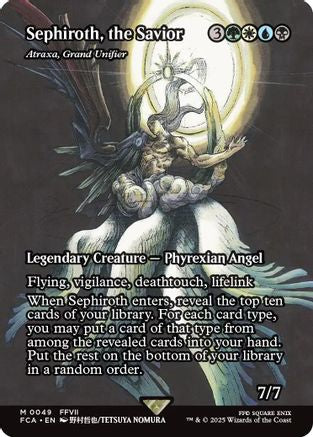 Sephiroth, the Savior - Atraxa, Grand Unifier (Showcase) (FCA-049) - mythic - Foil
