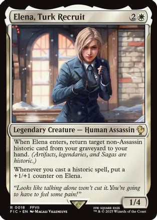 Elena, Turk Recruit (FIC-018) - rare