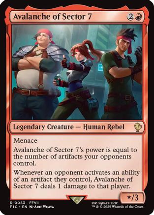 Avalanche of Sector 7 (FIC-053) - rare