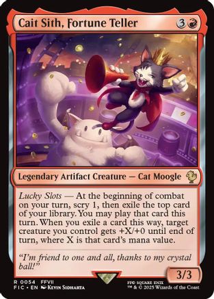Cait Sith, Fortune Teller (FIC-054) - rare