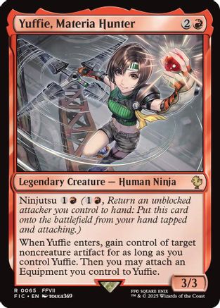 Yuffie, Materia Hunter (FIC-065) - rare