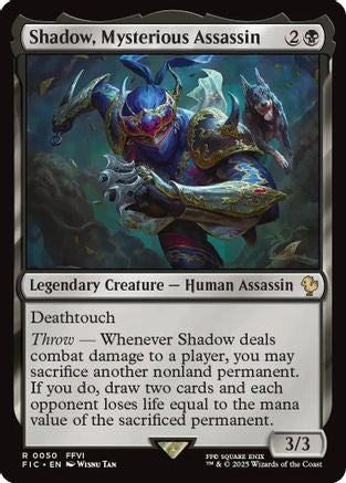 Shadow, Mysterious Assassin (FIC-050) - rare