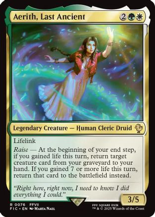 Aerith, Last Ancient (FIC-076) - rare