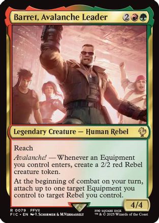Barret, Avalanche Leader (FIC-079) - rare