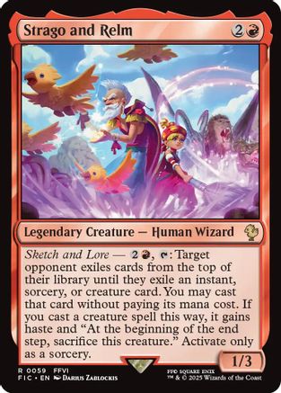 Strago and Relm (FIC-059) - rare