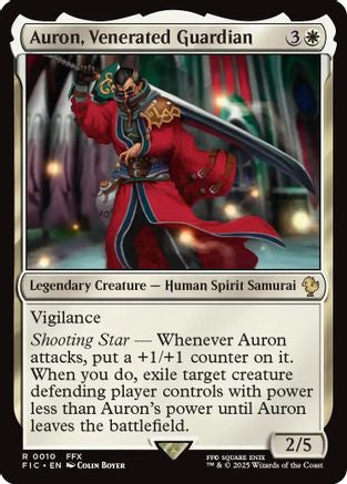 Auron, Venerated Guardian (FIC-010) - rare