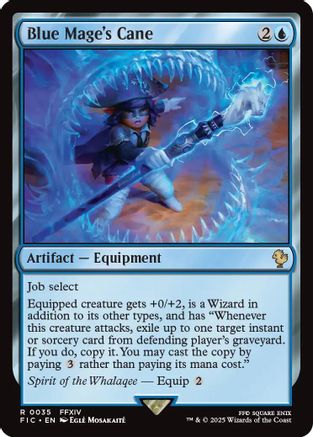 Blue Mage's Cane (FIC-035) - rare