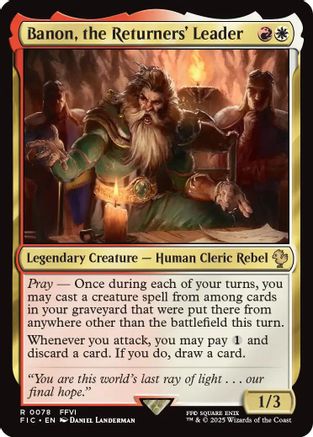 Banon, the Returners' Leader (FIC-078) - rare