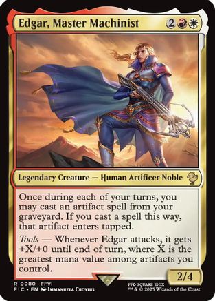 Edgar, Master Machinist (FIC-080) - rare
