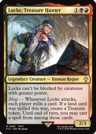 Locke, Treasure Hunter (FIC-087) - rare