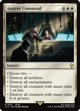 Austere Command (FIC-231) - rare