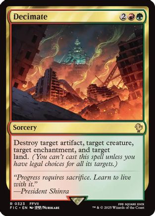 Decimate (FIC-323) - rare
