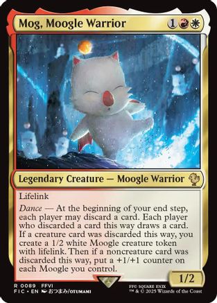 Mog, Moogle Warrior (FIC-089) - rare