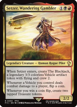 Setzer, Wandering Gambler (FIC-093) - rare
