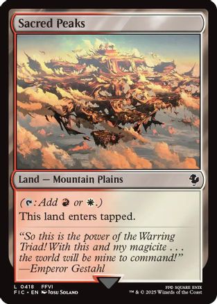 Sacred Peaks (FIC-418) - common