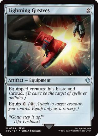 Lightning Greaves (FIC-349) - uncommon