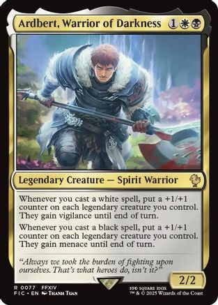 Ardbert, Warrior of Darkness (FIC-077) - rare